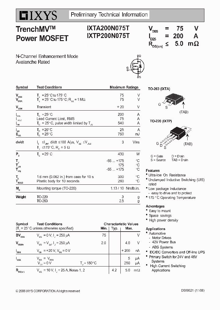 IXTP200N075T_7798515.PDF Datasheet