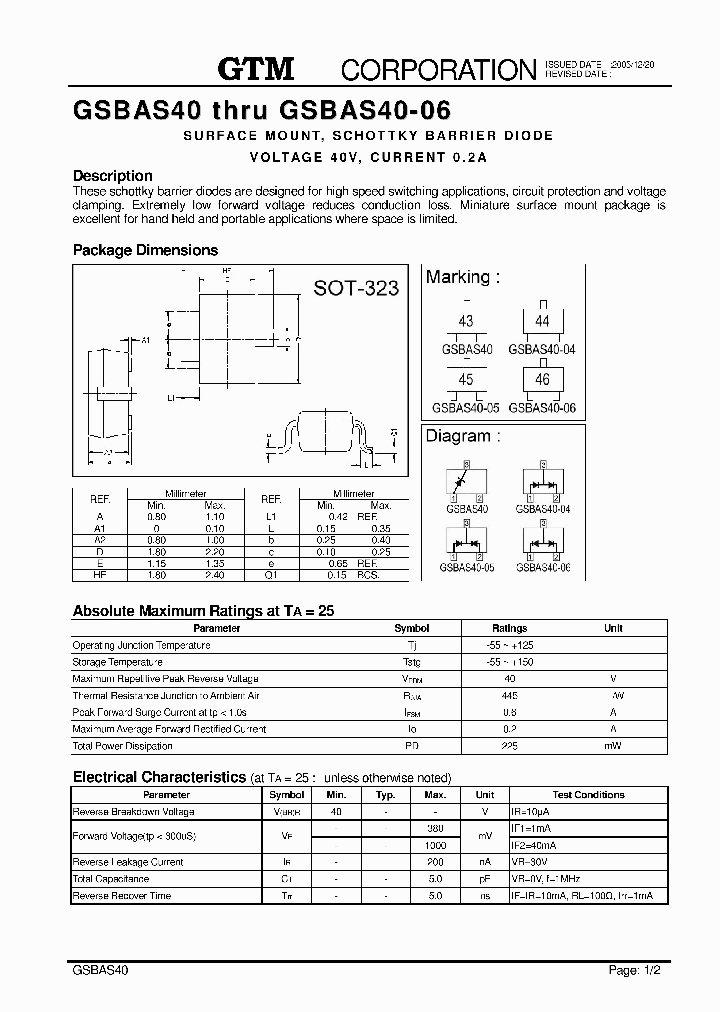 GSBAS40-06_7793321.PDF Datasheet