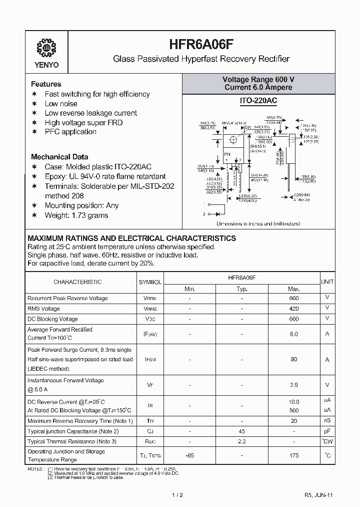 HFR6A06F_7790684.PDF Datasheet