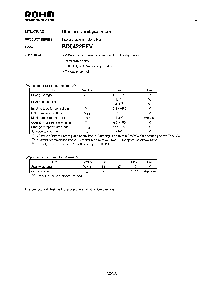 BD6422EFV_7792237.PDF Datasheet