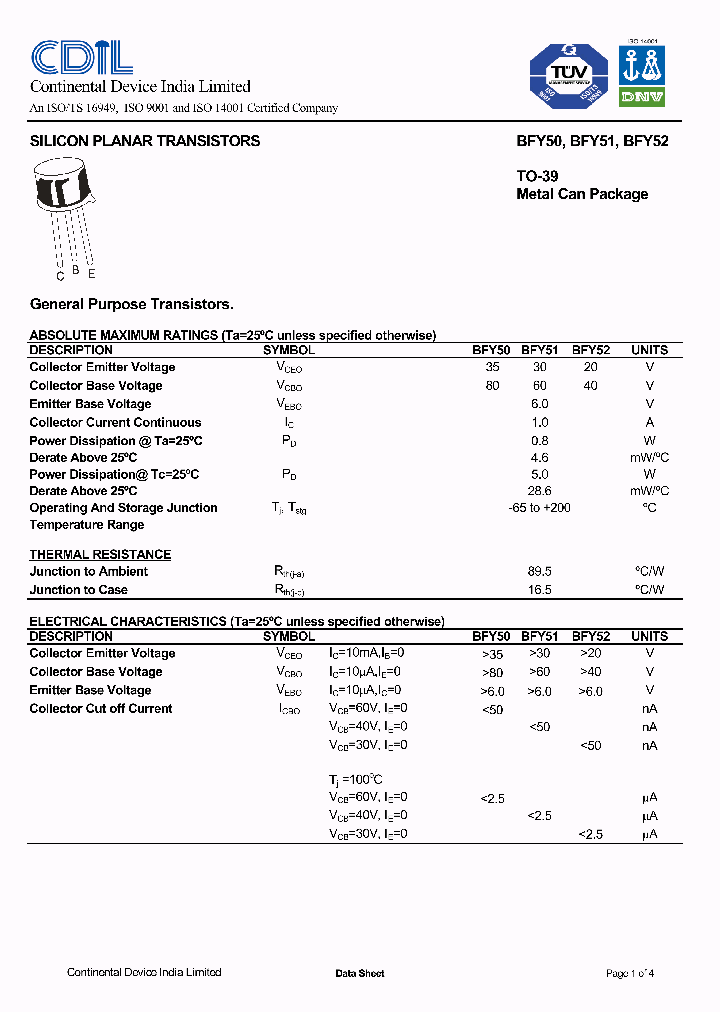 BFY50_7786937.PDF Datasheet