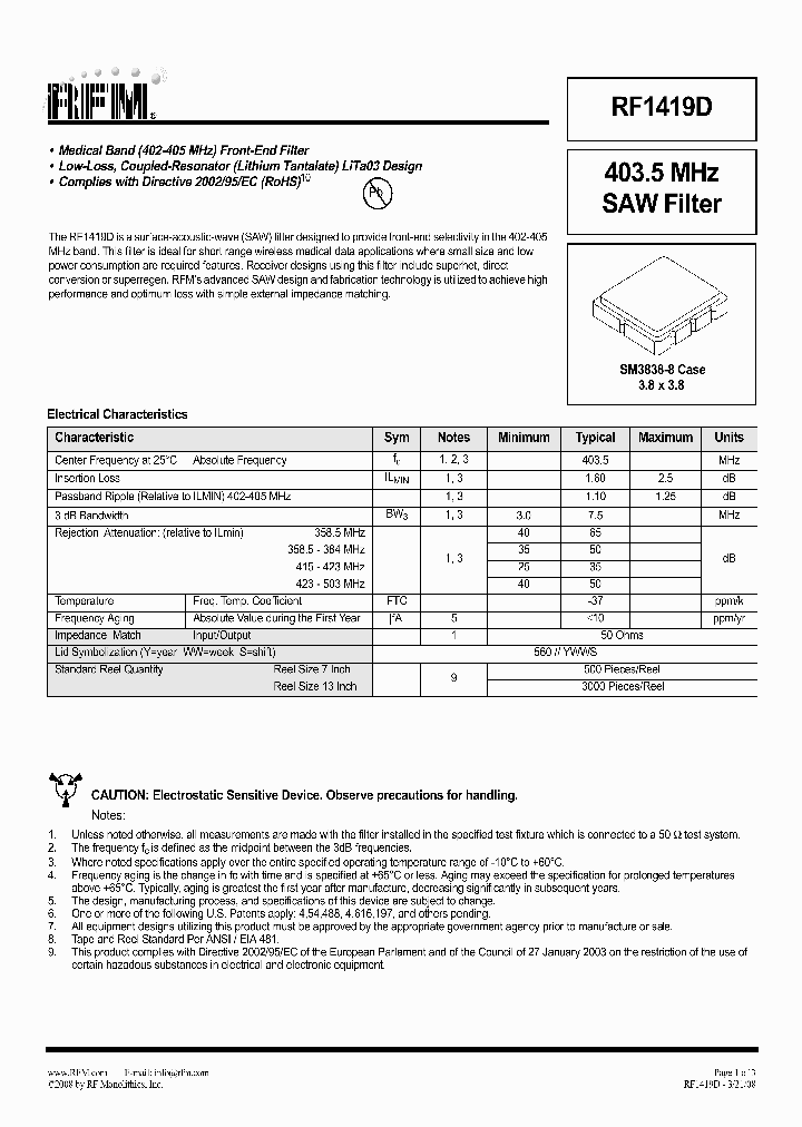 RF1419D_7786614.PDF Datasheet