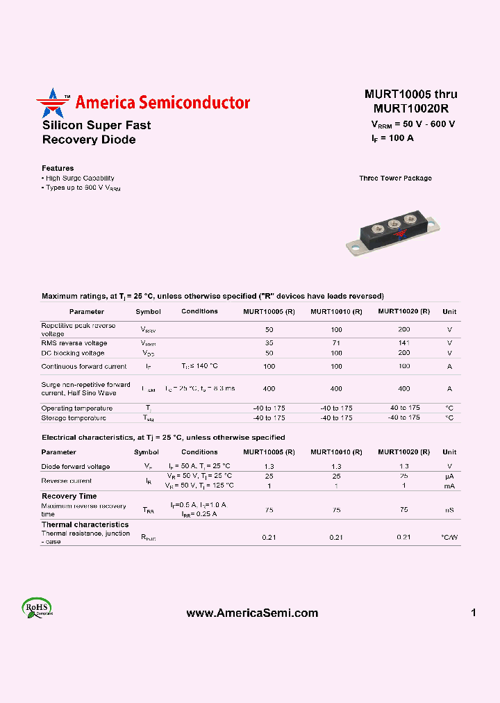 MURT10010_7787418.PDF Datasheet
