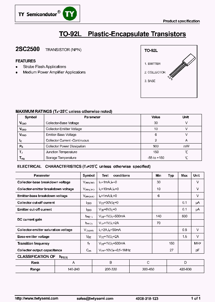 2SC2500_7791625.PDF Datasheet