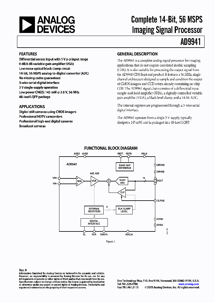 AD9941_7819303.PDF Datasheet