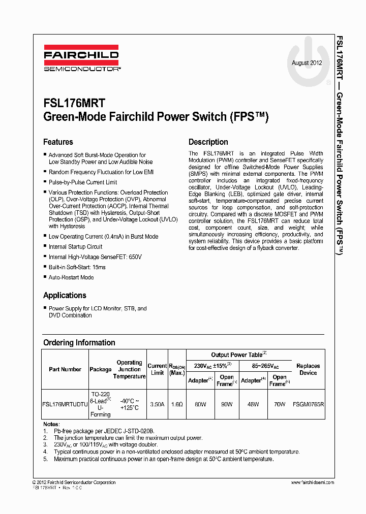FSL176MRT_7789504.PDF Datasheet
