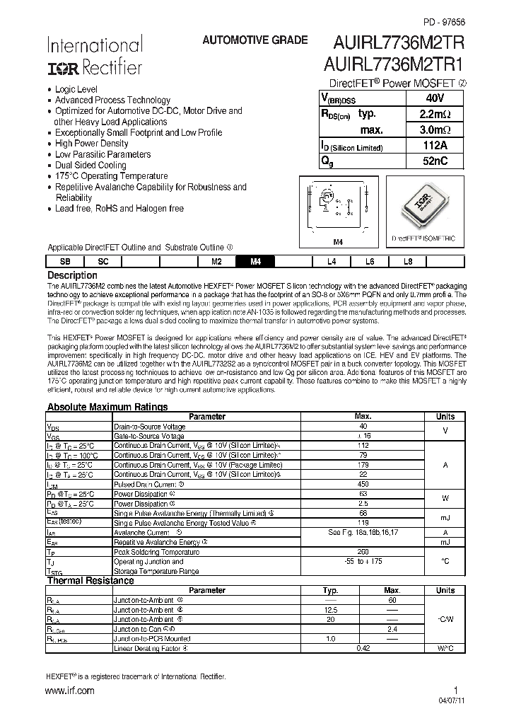 AUIRL7736M2TR1_7786002.PDF Datasheet