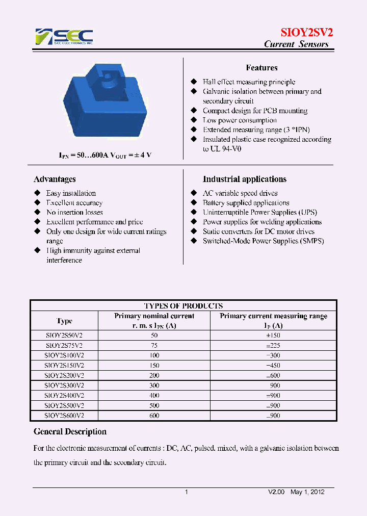 SIOY2SV2_7783020.PDF Datasheet