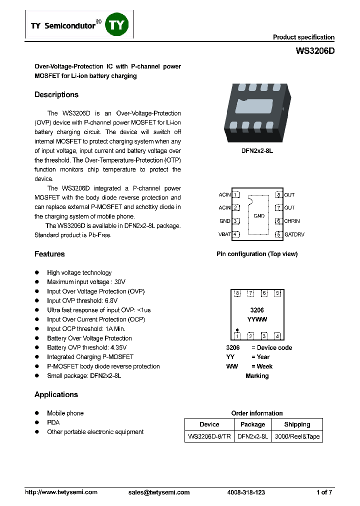 WS3206D-8TR_7786184.PDF Datasheet