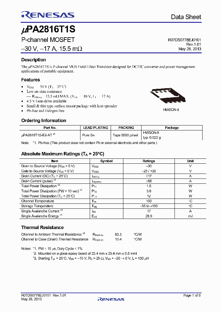 UPA2816T1S_7780034.PDF Datasheet