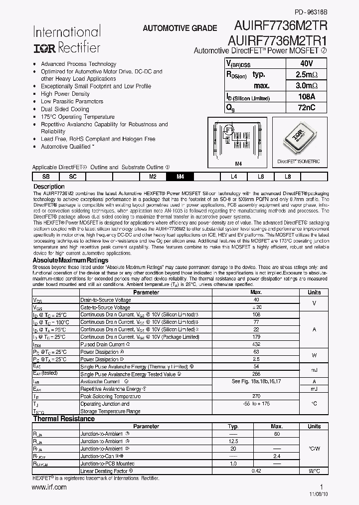 AUIRF7736M2TR_7774744.PDF Datasheet