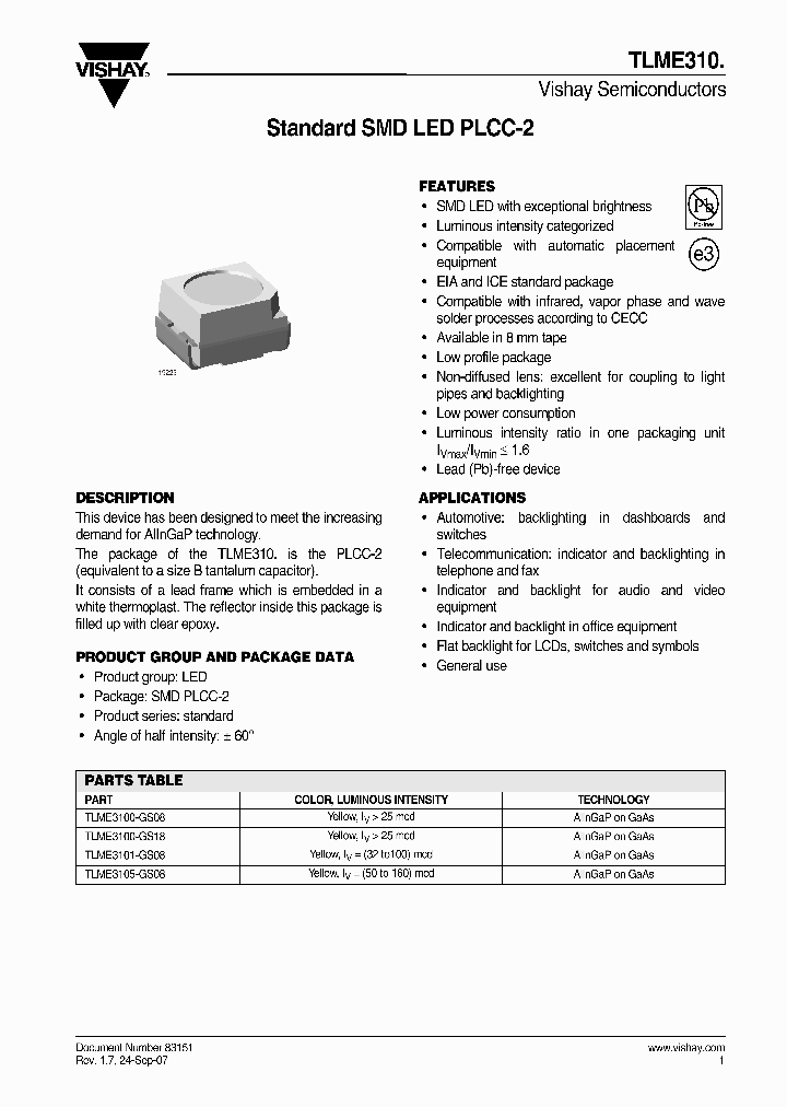 TLME3101-GS08_7768837.PDF Datasheet