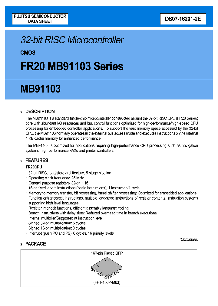 MB91103_7769795.PDF Datasheet