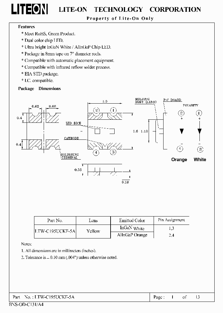 LTW-C195UCKF-5A14_7769361.PDF Datasheet