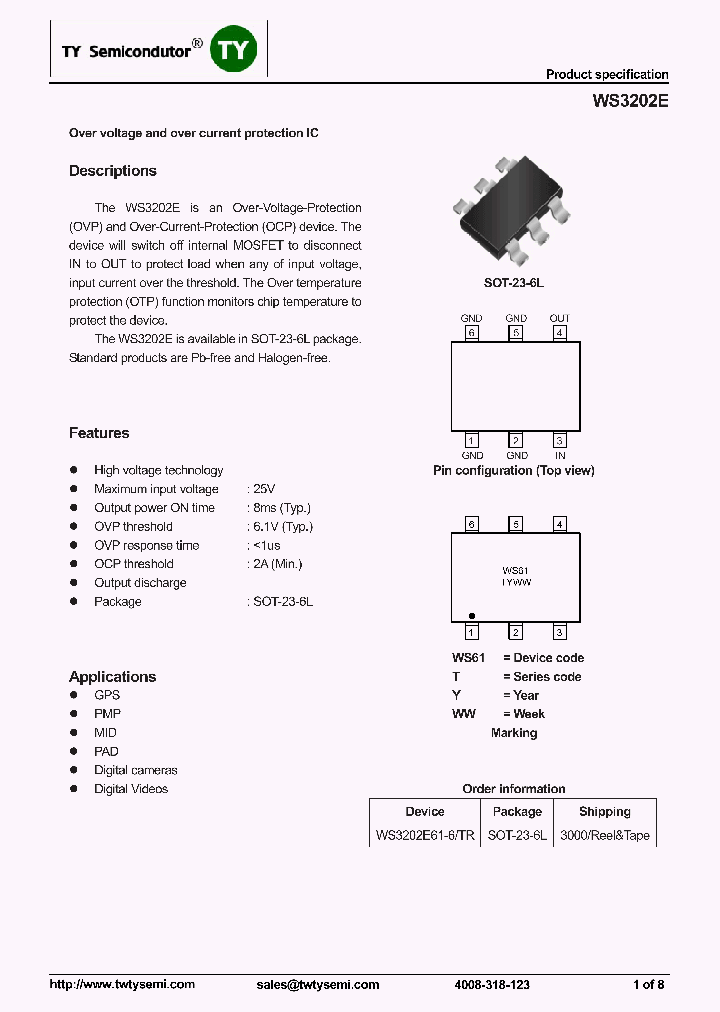 WS3202E61-6TR_7786178.PDF Datasheet