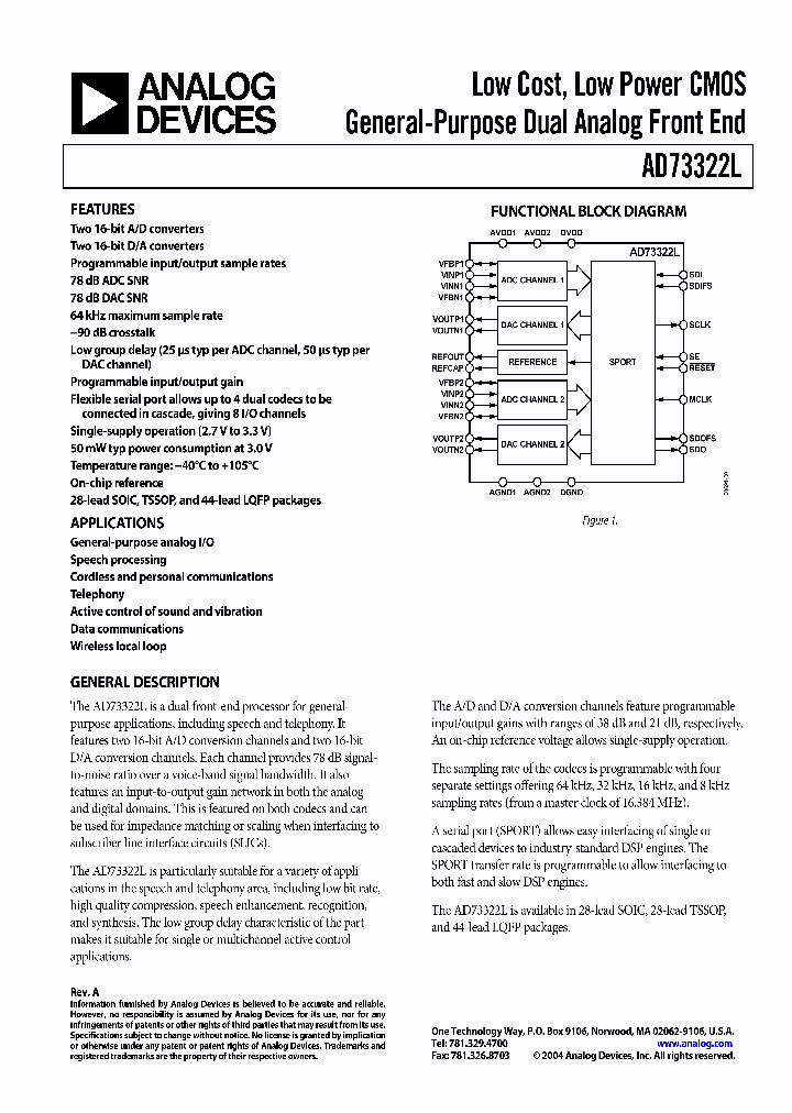 AD73322LARUZ-REEL_7772808.PDF Datasheet