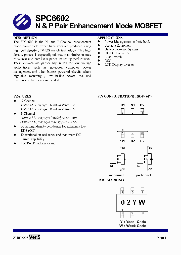 SPC6602ST6RGB_7795026.PDF Datasheet