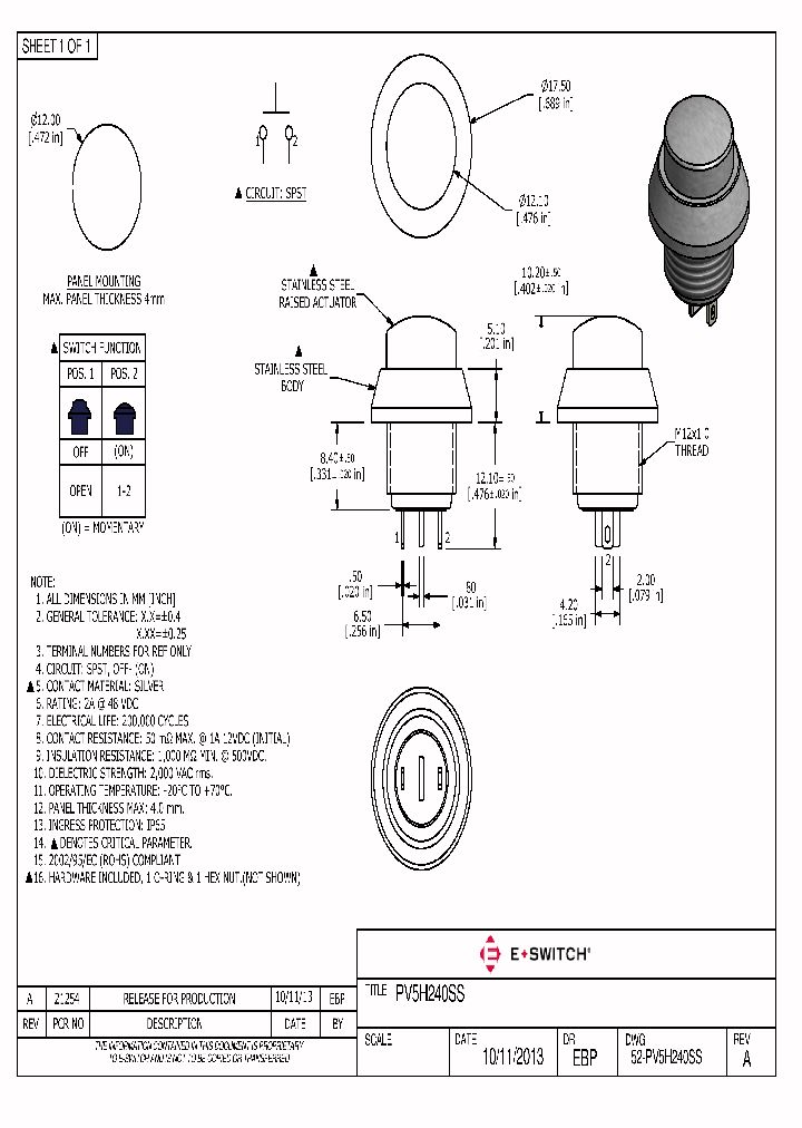 52-PV5H240SS_7798700.PDF Datasheet