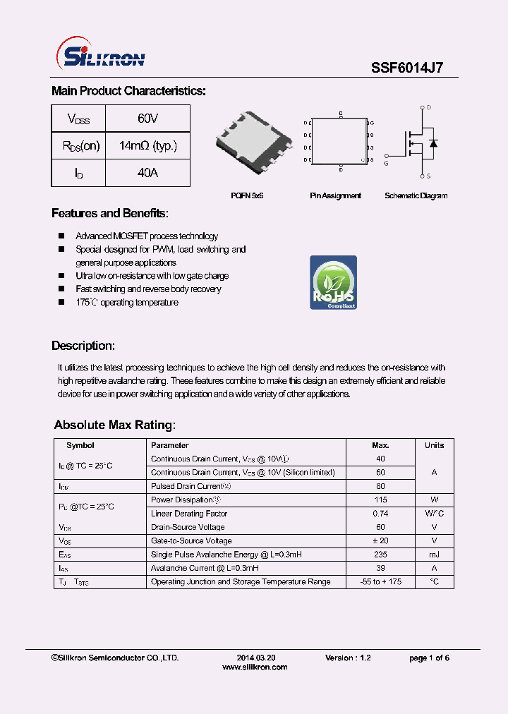 SSF6014J7_7813890.PDF Datasheet