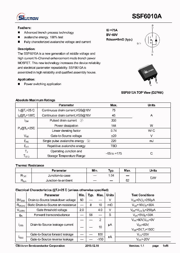 SSF6010A_7813887.PDF Datasheet