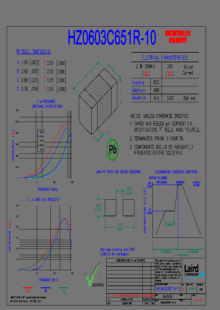 HZ0603C651R-10_7815788.PDF Datasheet