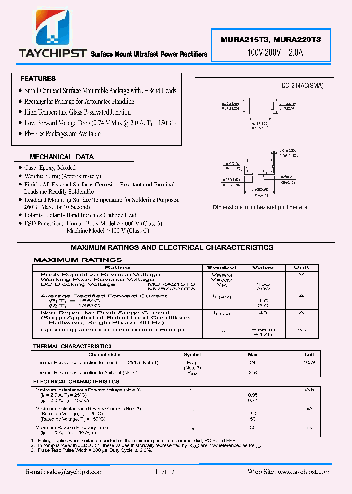 MURA215T3_7815642.PDF Datasheet