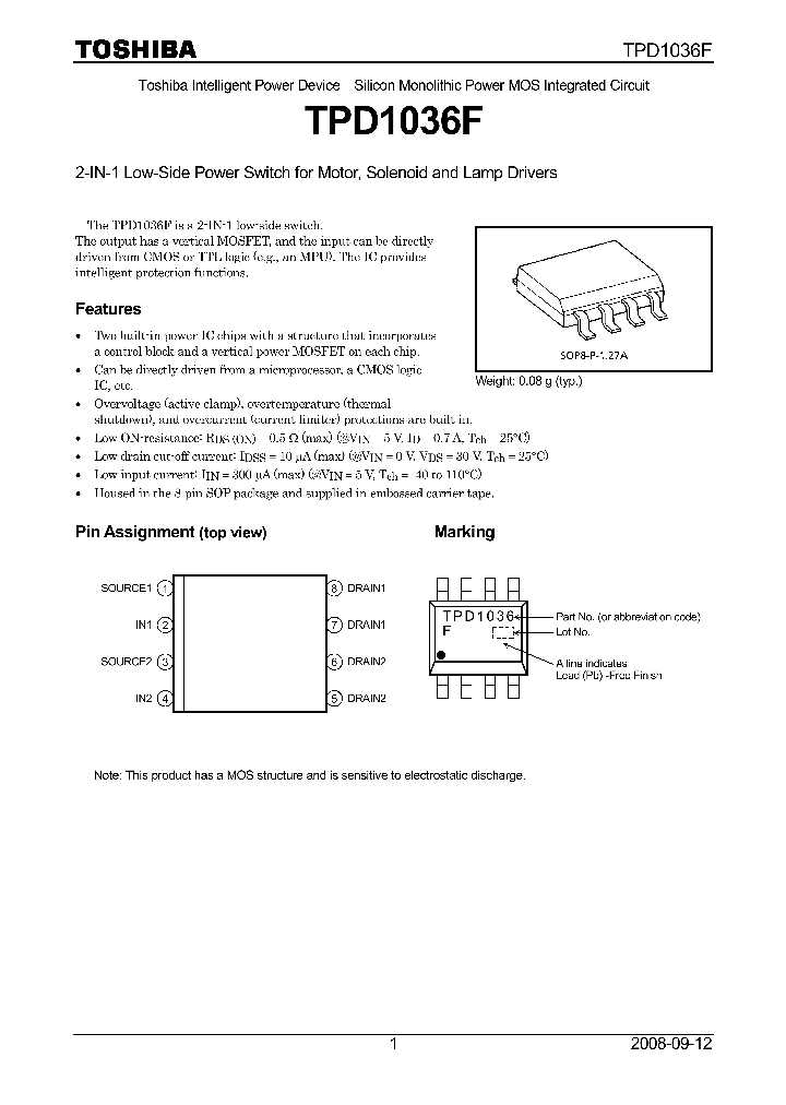 TPD1036F_7821075.PDF Datasheet