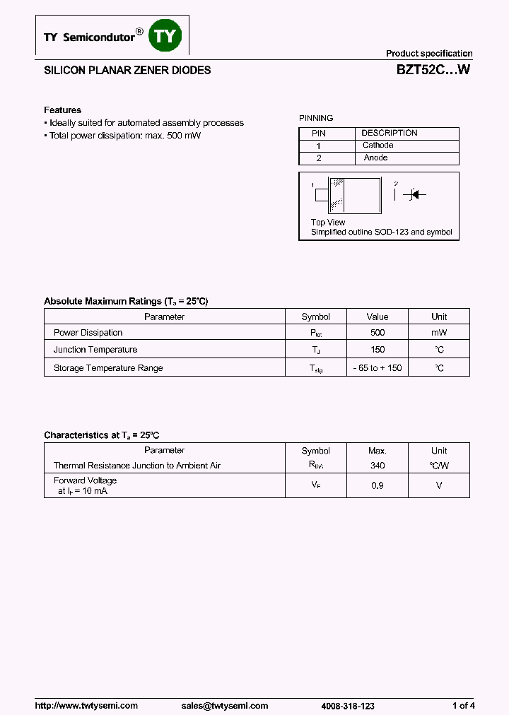 BZT52C56W_7824656.PDF Datasheet