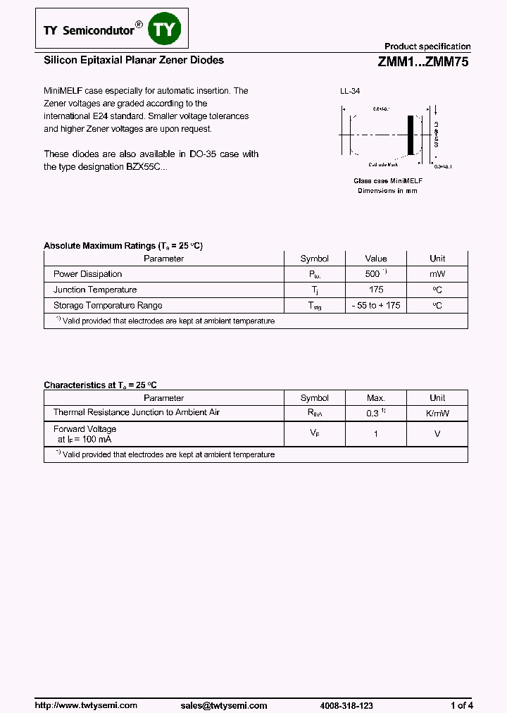 ZMM51_7773507.PDF Datasheet