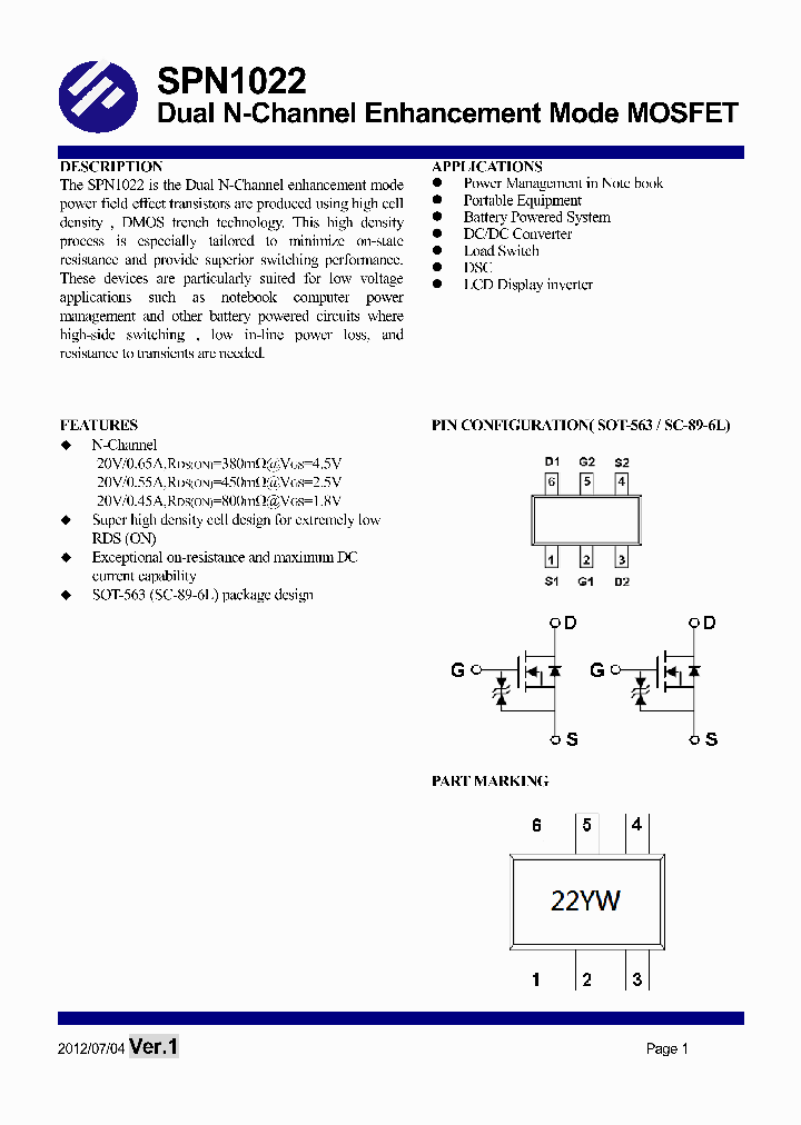 SPN1022S56RGB_7828337.PDF Datasheet