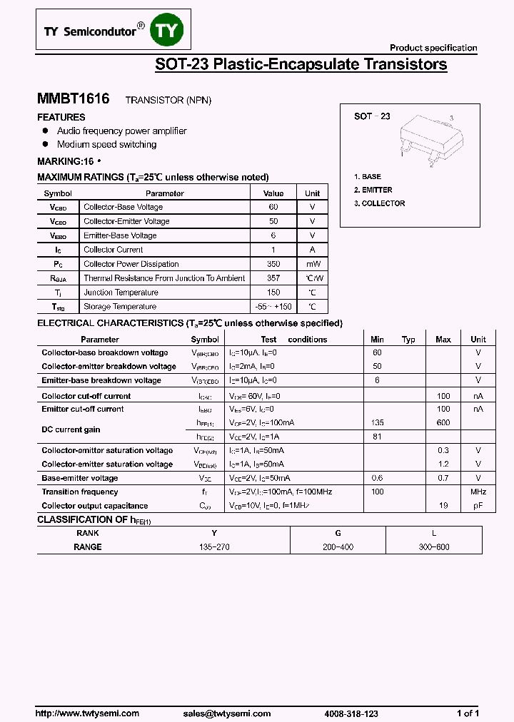 MMBT1616_7828948.PDF Datasheet