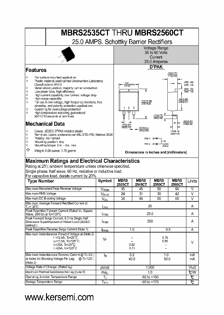 MBRS2535CT_7829501.PDF Datasheet