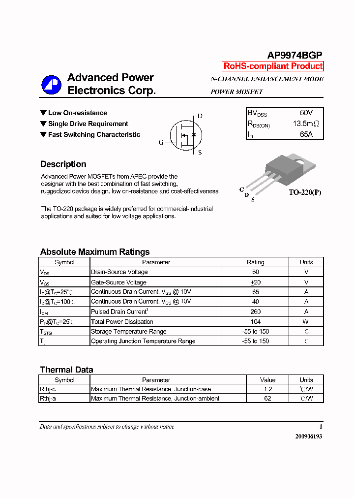 AP9974BGP_7829894.PDF Datasheet