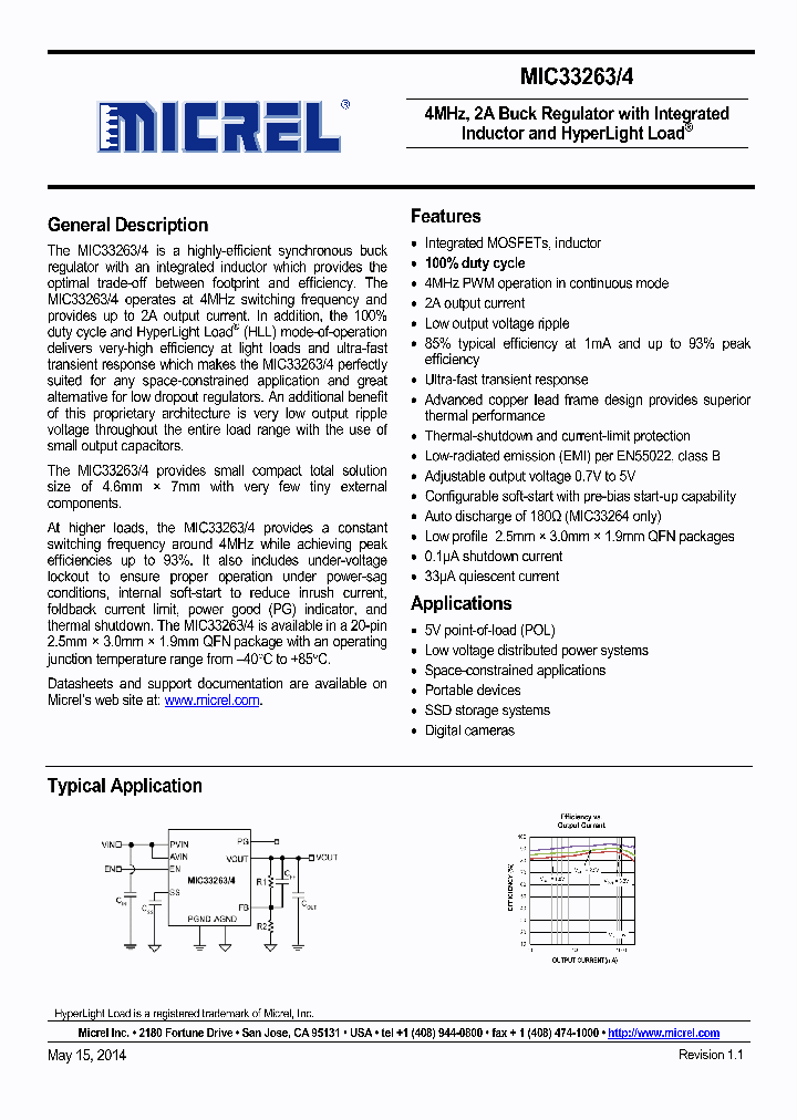 MIC33264YGK_7830581.PDF Datasheet