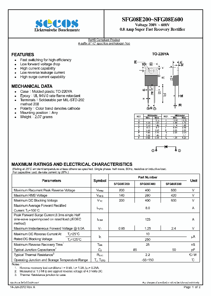 SFG08E600_7841058.PDF Datasheet
