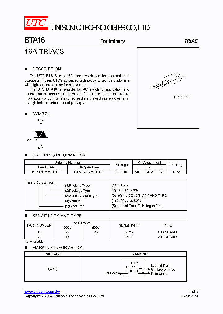 BTA16_7840836.PDF Datasheet