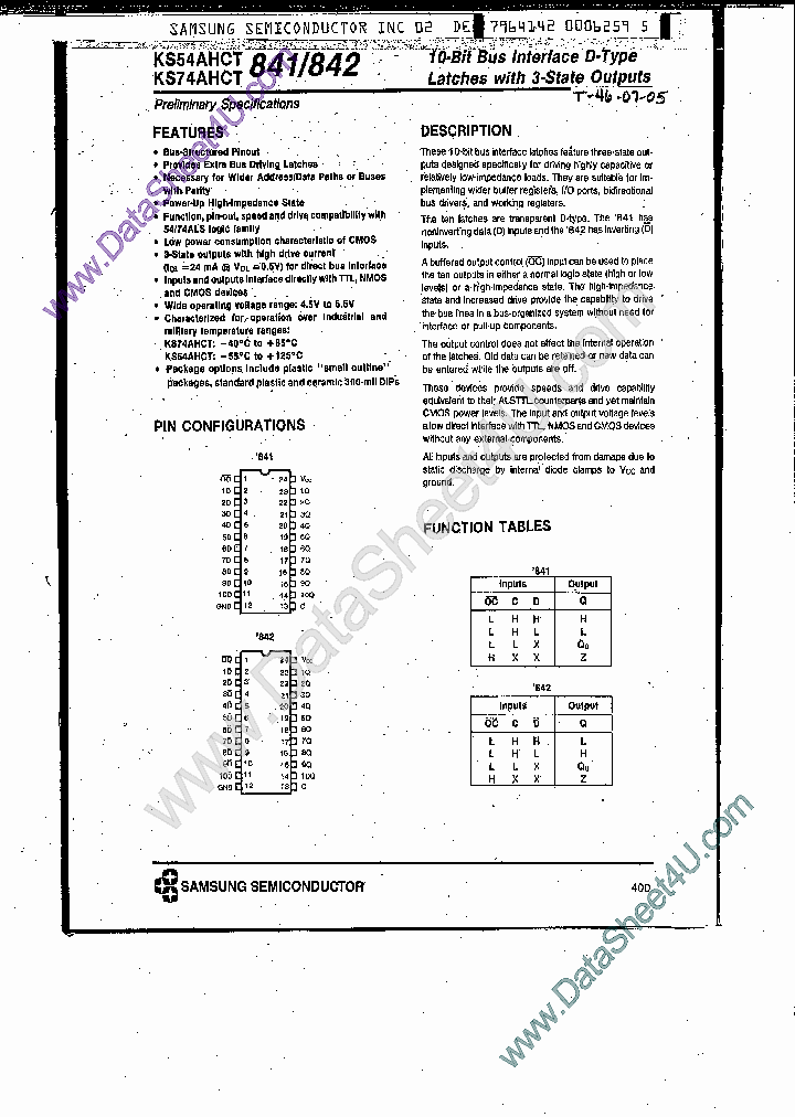 KS74AHCT842_7758843.PDF Datasheet