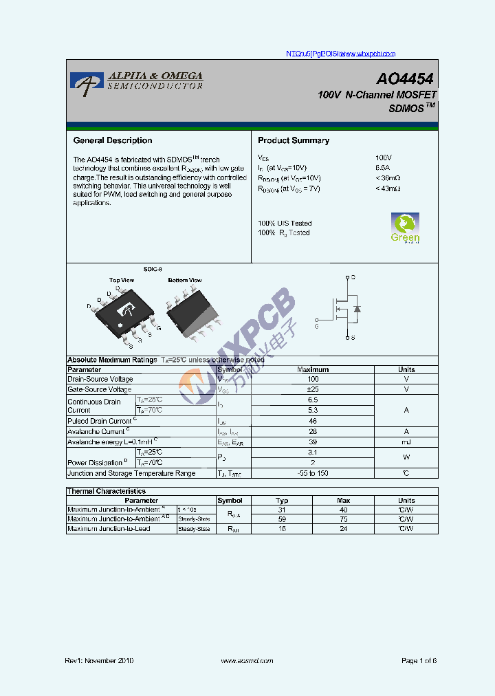 AO4454_7827966.PDF Datasheet