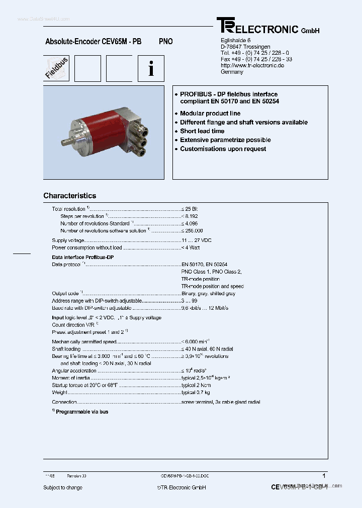 CEV65M-PB_7759527.PDF Datasheet
