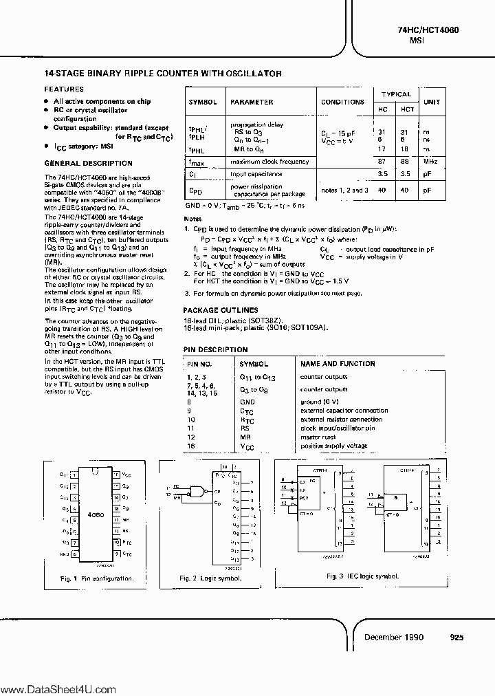 PC74HC4060_7760550.PDF Datasheet