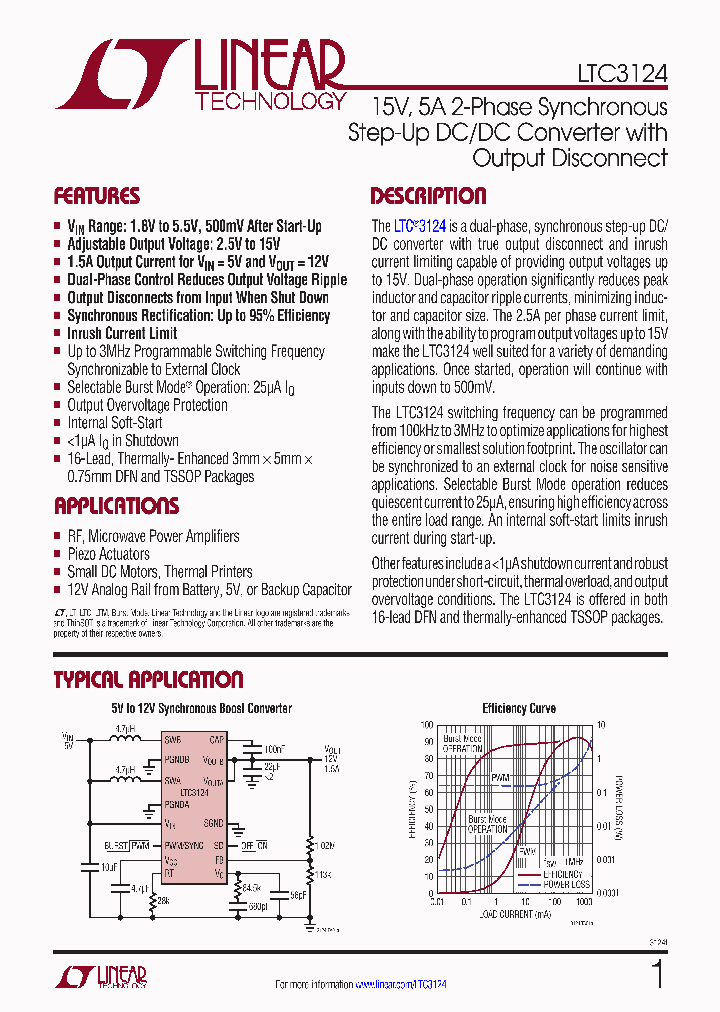 LTC3124EFE_7761853.PDF Datasheet