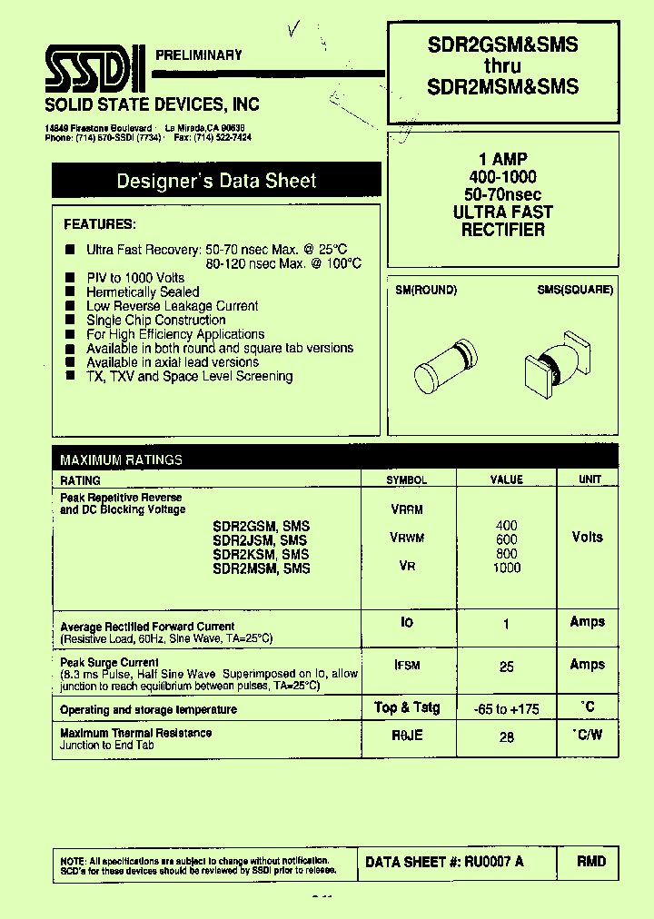 SDR2KSM_7762004.PDF Datasheet
