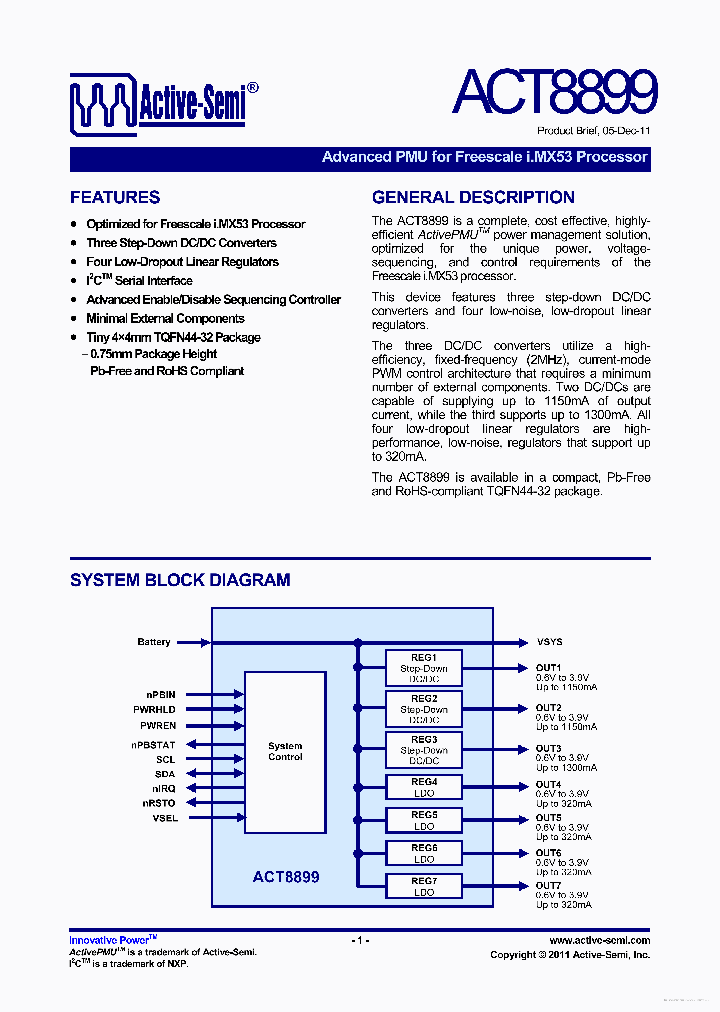 ACT8899_7757842.PDF Datasheet
