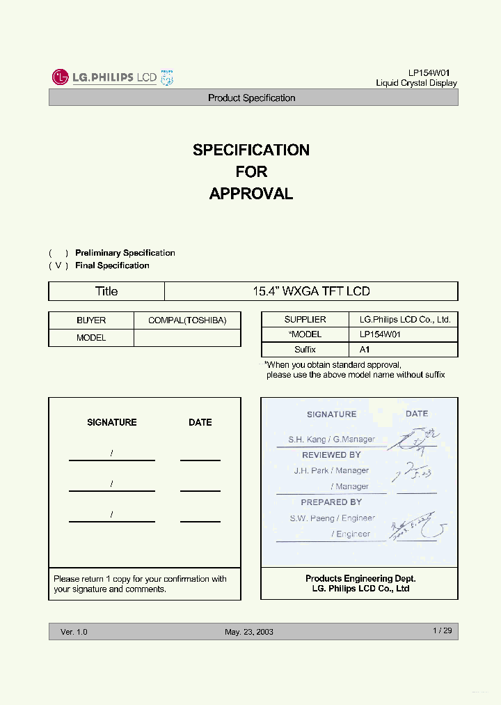 LP154W01-A1_7758982.PDF Datasheet