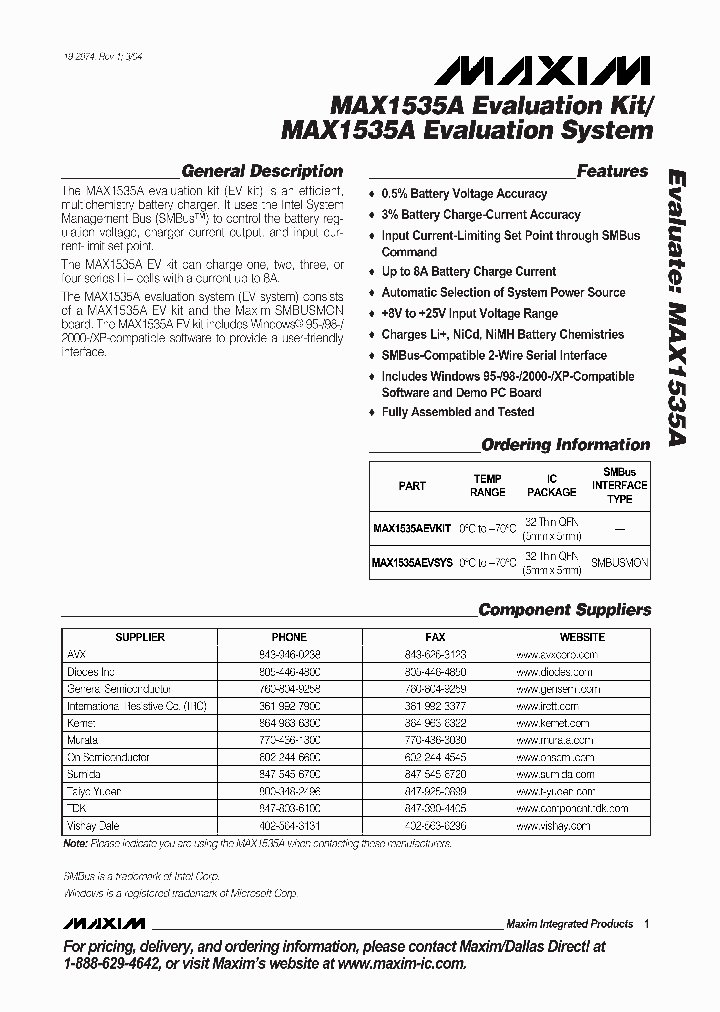 MAX1535AEVKIT_7843681.PDF Datasheet