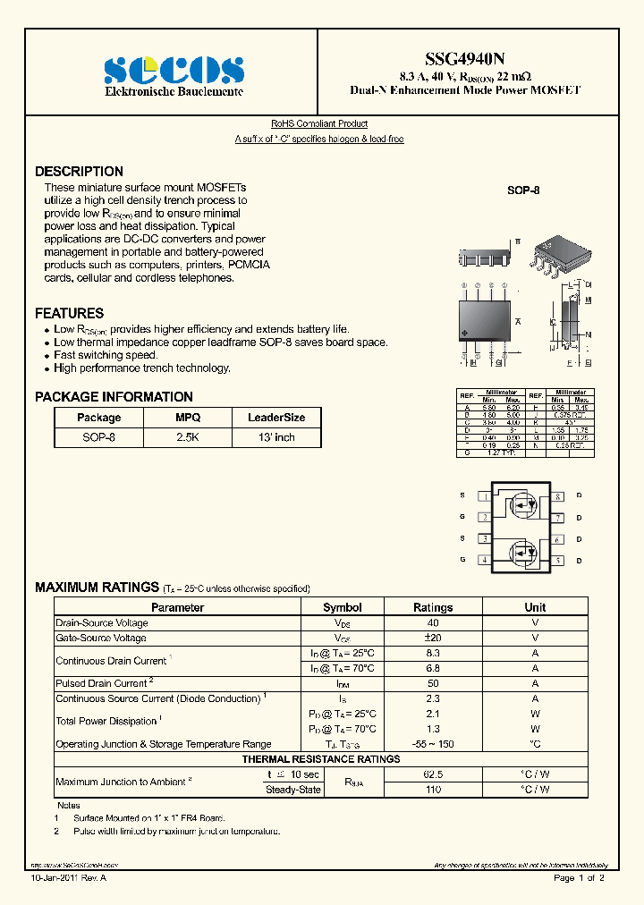 SSG4940N_7843453.PDF Datasheet