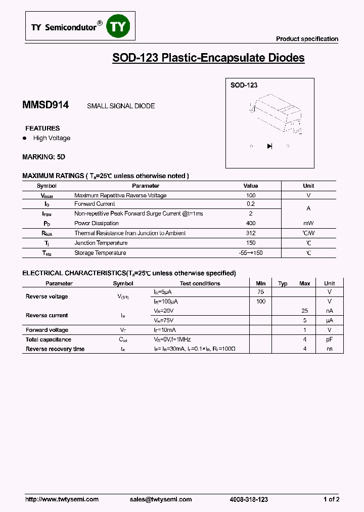 MMSD914_7843435.PDF Datasheet
