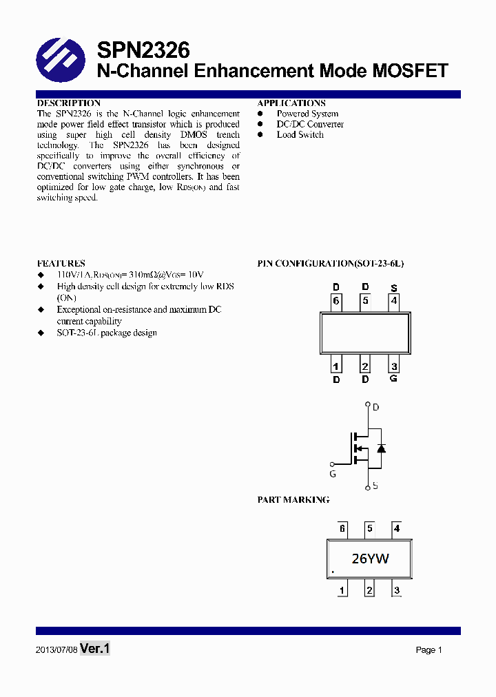 SPN2326_7845371.PDF Datasheet