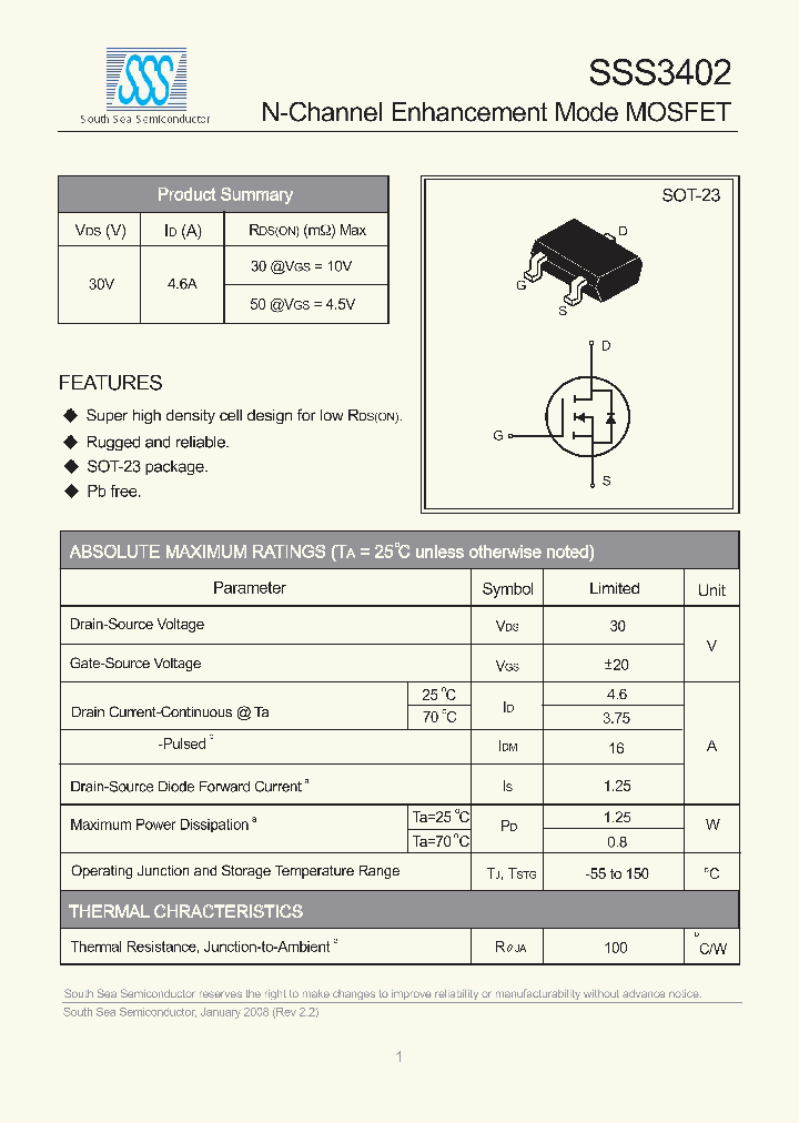 SSS3402_7763639.PDF Datasheet