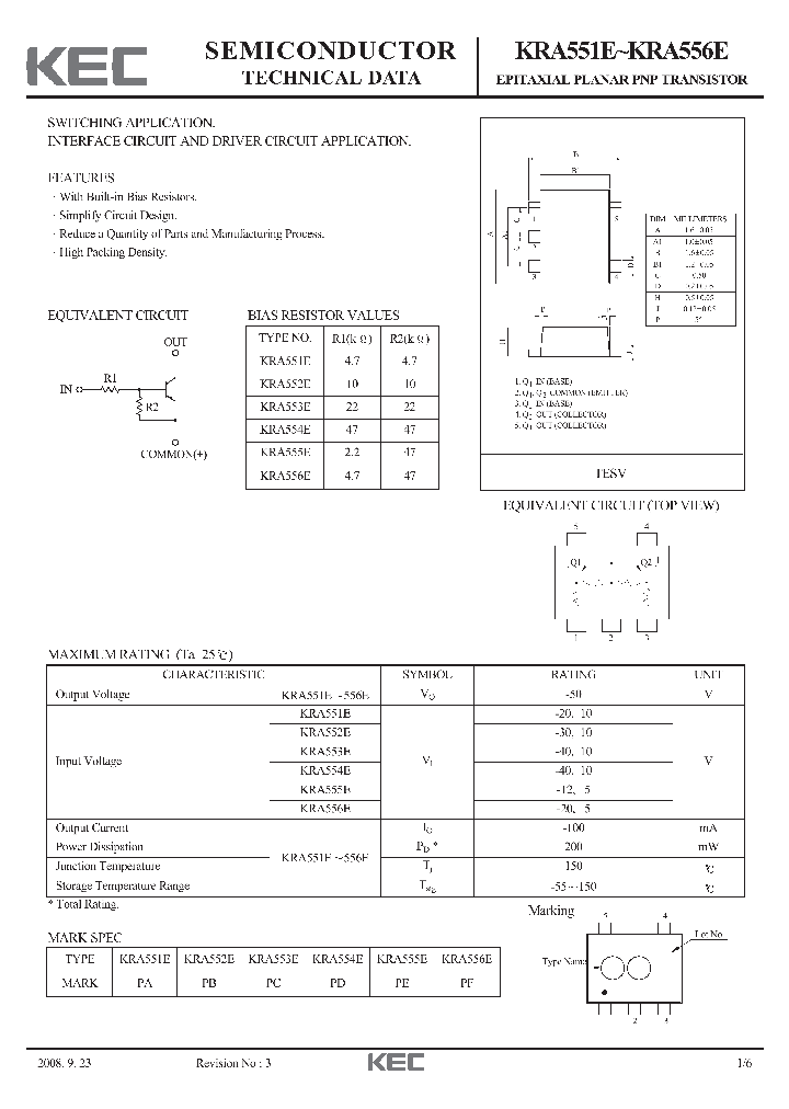 KRA554E_7793209.PDF Datasheet
